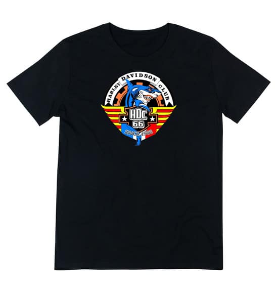 T Shirt Harley Davidson Club 66